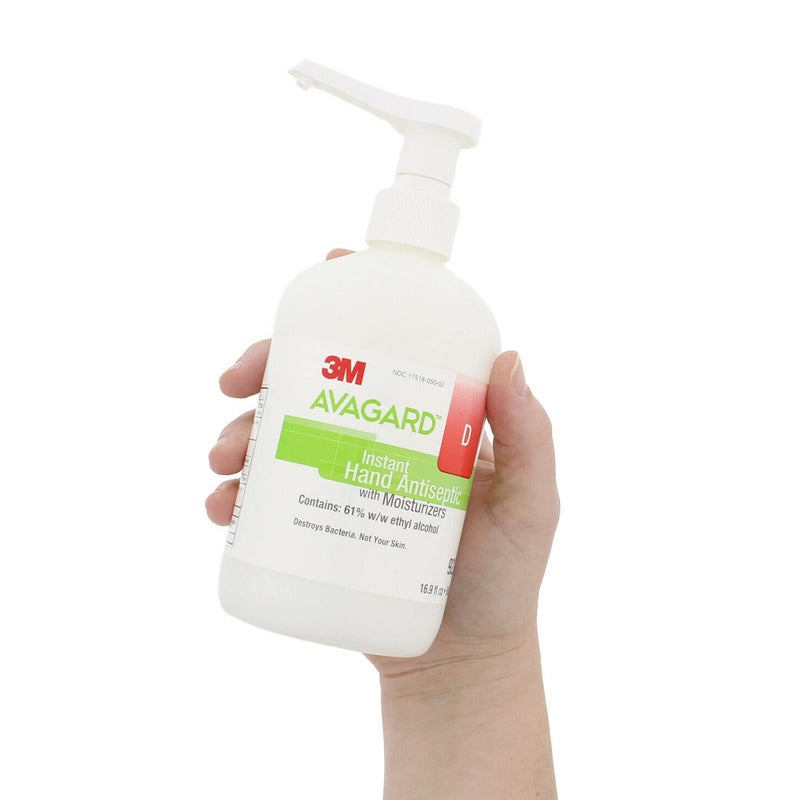 3M Avagard D 3M Healthcare Sanitizer Hand Gel with Moisturizer, 16.9 Fluid Ounce, White (9222) - Image 3