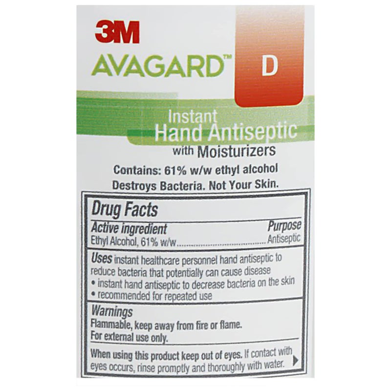 3M Avagard D 3M Healthcare Sanitizer Hand Gel with Moisturizer, 16.9 Fluid Ounce, White (9222) - Image 2