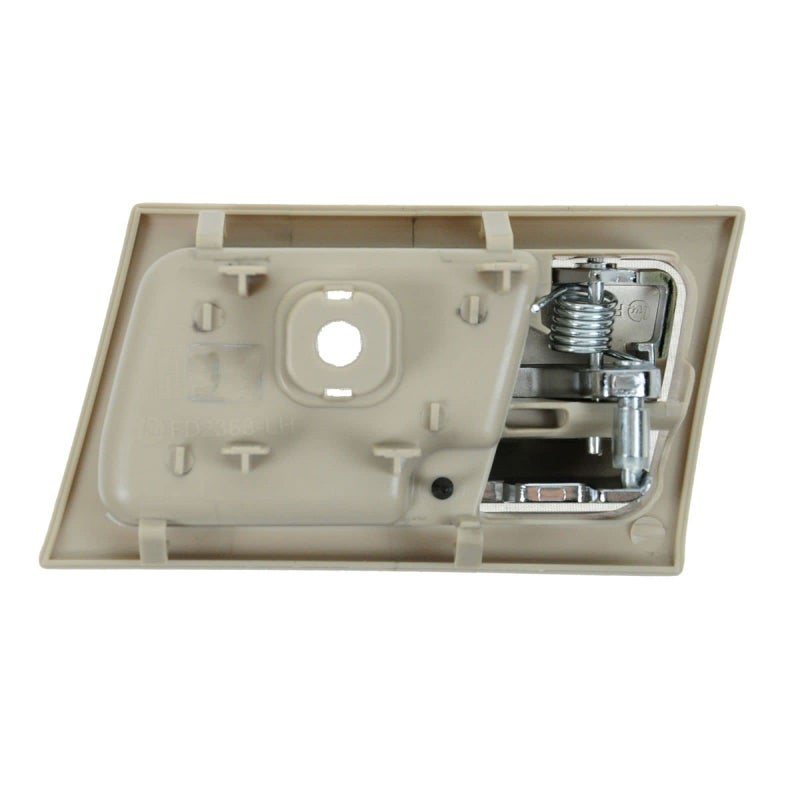 TRQ Interior Inside Door Handle Camel & Chrome LH Left Driver Side Compatible with 2006-2011 Ford Crown Victoria / 2006-2011 Mercury Grand Marquis - Image 2