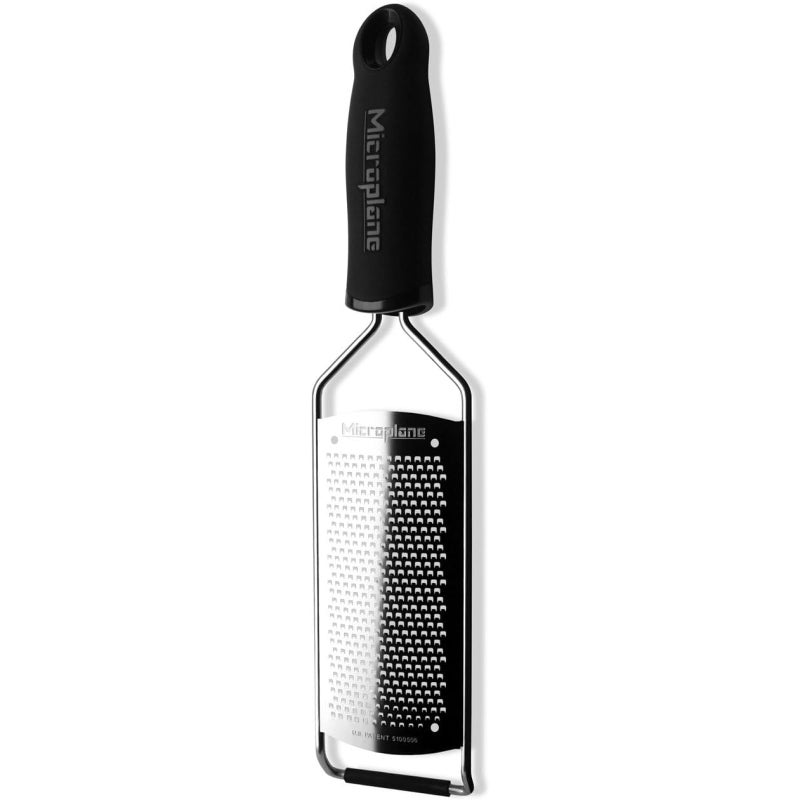 Microplane مبشرة جبن صلبة من سلسلة مايكروبلان الذواقة (ناعمة، سوداء) - Image 1