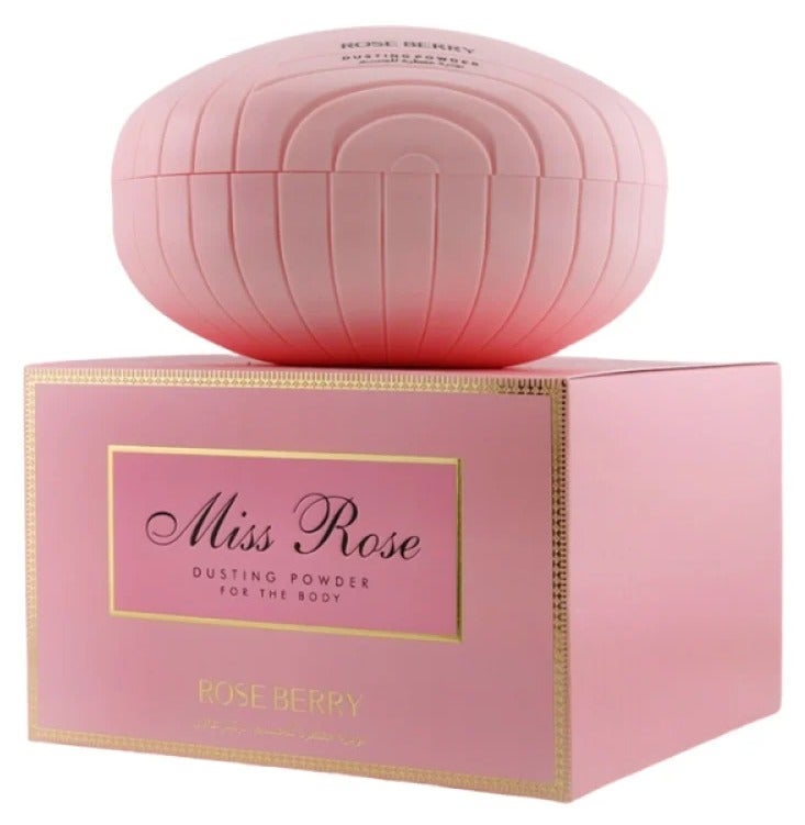 Miss Rose Rose Berry Dusting Powder for the Body 200g (Rose Powder Scent) - Image 1
