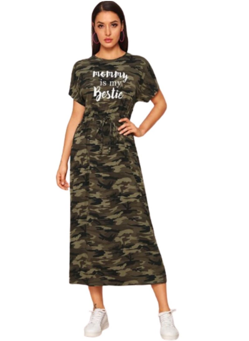 Generic - MNAIKAN cotton home dress for women (big size) - Image 1