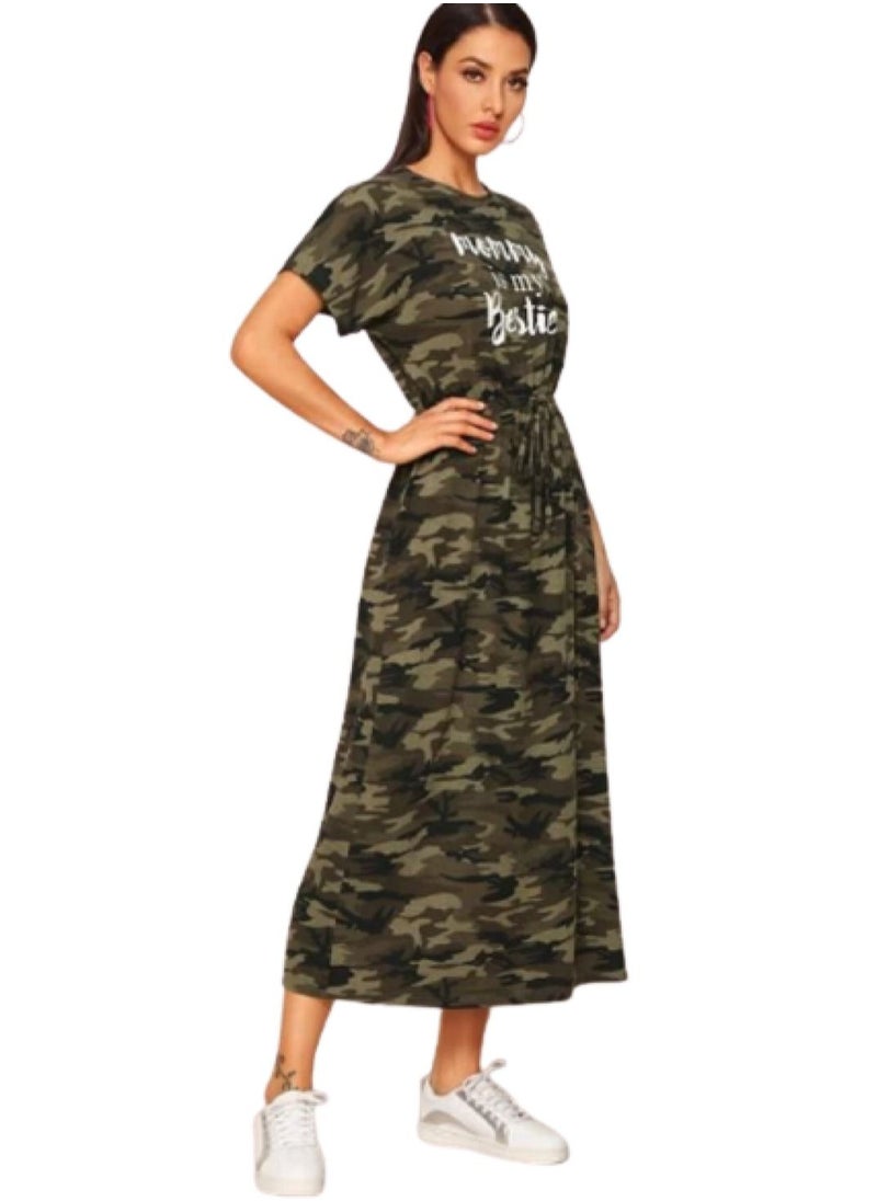 Generic - MNAIKAN cotton home dress for women (big size) - Image 1