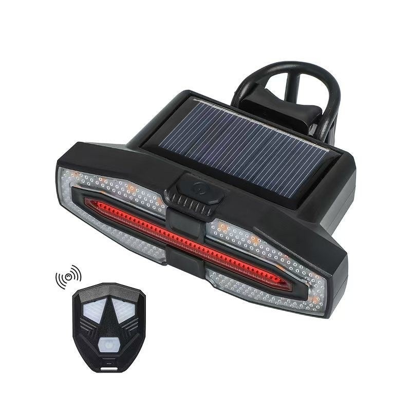 PureJoy Wireless Remote Control Turn Signal Tail Light for Bicycle, USB-C Rechargeable, Cool Projection Night Riding Safety Light for Mountain Bike