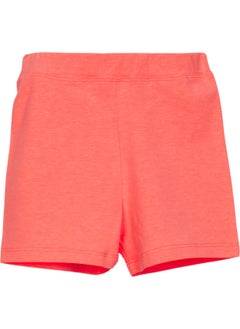Fluorescent Orange Basic Girls Dance Shorts