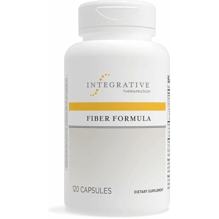 Integrative Therapeutics Fiber Formula - Colon Support Supplement for Healthy Digestion* - Good Source of Dietary Fiber for Gut Health Support* - Dairy-Free & Vegan - 120 Capsules (24 Servings) - Image 1