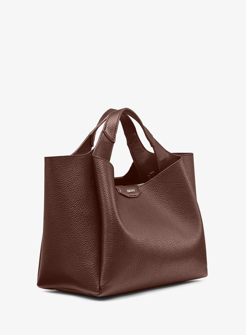 DKNY Brown Willa Satchel for Women | Best Price UAE
