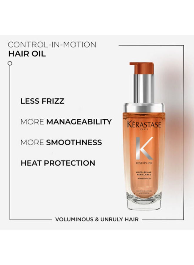 Huile Oléo Relax Hair Oil Refillable Glass