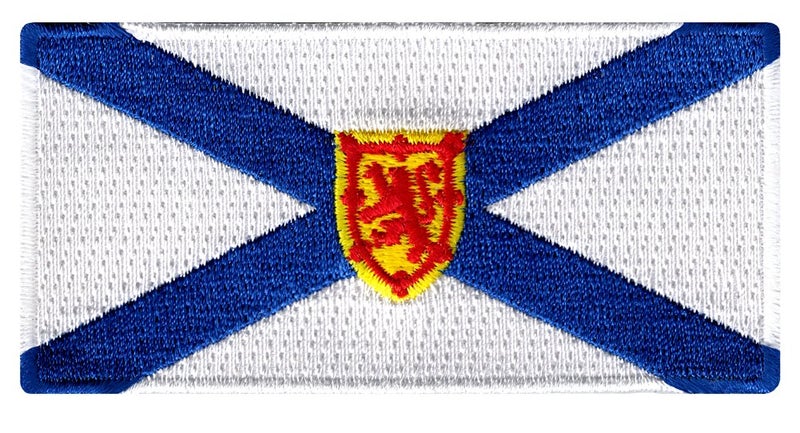 Cypress Collectibles Embroidered Patches Cypress Collectibles  Nova Scotia Flag Patch  Premium Embroidered Appliqu  Canadian Iron On Patches  Dimensions 35 x 175