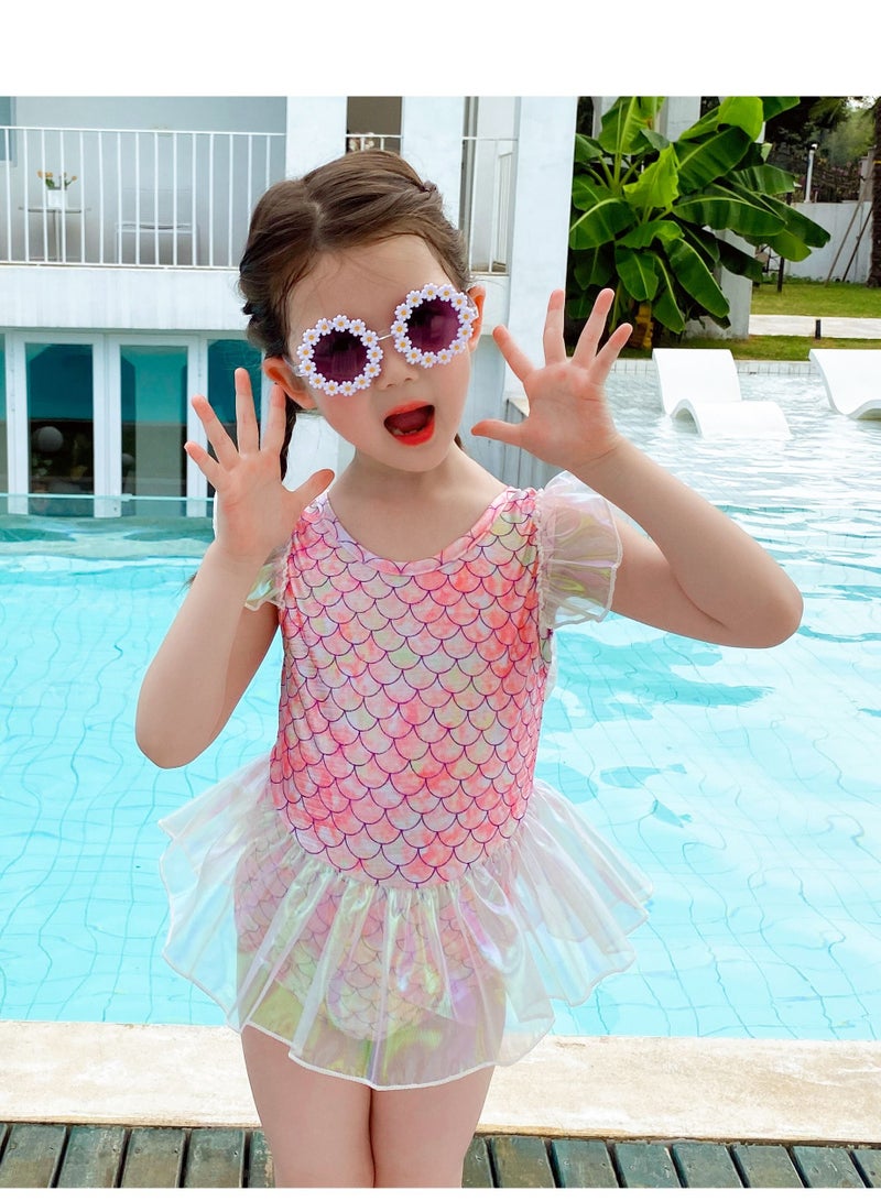 Loquat ملابس سباحة جديدة ملابس سباحة للأطفال ملابس سباحة بيكيني قطعة واحدة للبنات - Image 1