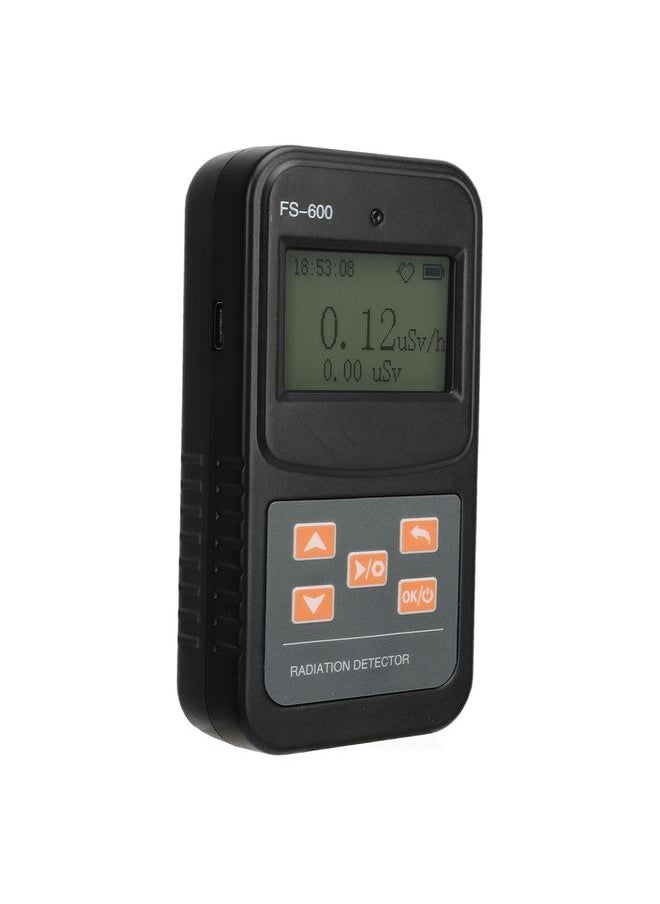 Thoraya - Geiger Counter Nuclear Radiation Detector Handheld Beta Gamma X Ray Radiation Monitor Meter Digital Display High Accuracy Black - Image 1