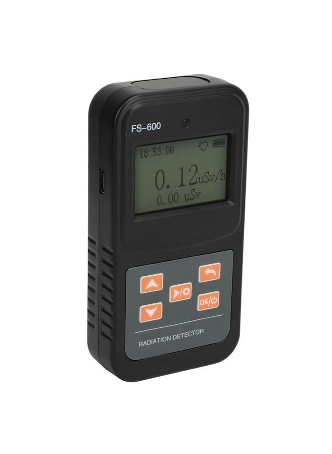 Thoraya - Geiger Counter Nuclear Radiation Detector Handheld Beta Gamma X Ray Radiation Monitor Meter Digital Display High Accuracy Black - Image 1