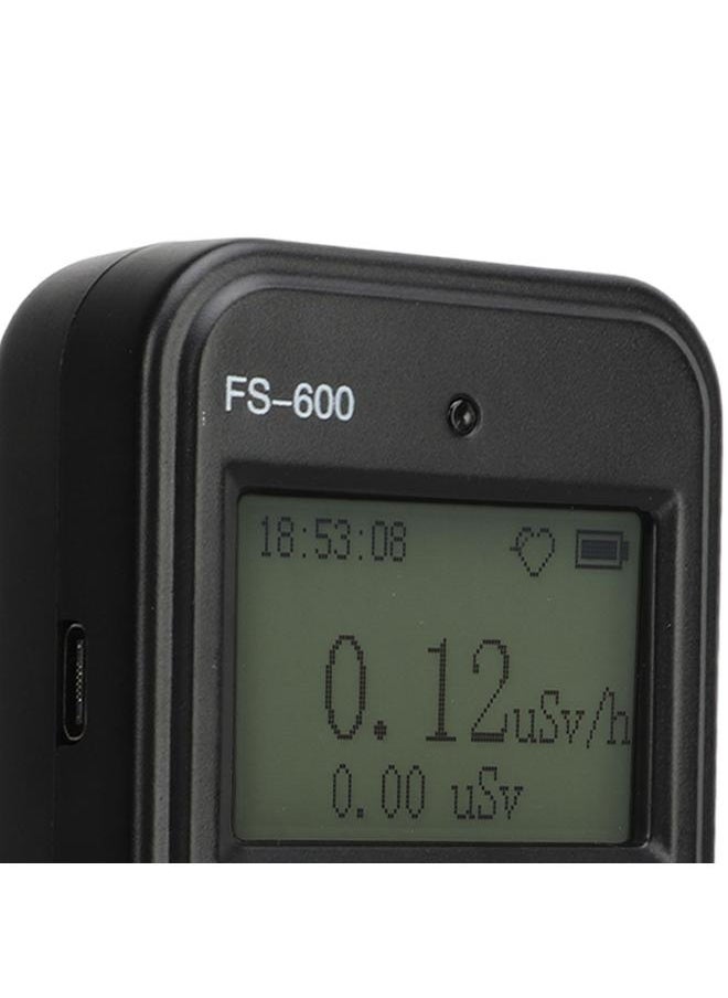 Thoraya - Geiger Counter Nuclear Radiation Detector Handheld Beta Gamma X Ray Radiation Monitor Meter Digital Display High Accuracy Black - Image 1