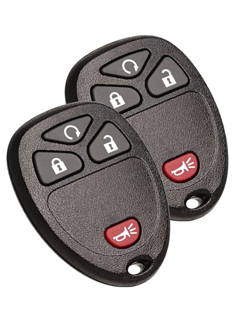 Starwell Keyless Entry Remote Start Control Key Fob Replacement Fits Chevy Silverado Avalanche Equinox Express Traverse GMC Yukon Sierra 1500 2500 3500 HD Acadia 2007 2008 2009 2010 2011 2012 2013 OUC60270  - Image 2