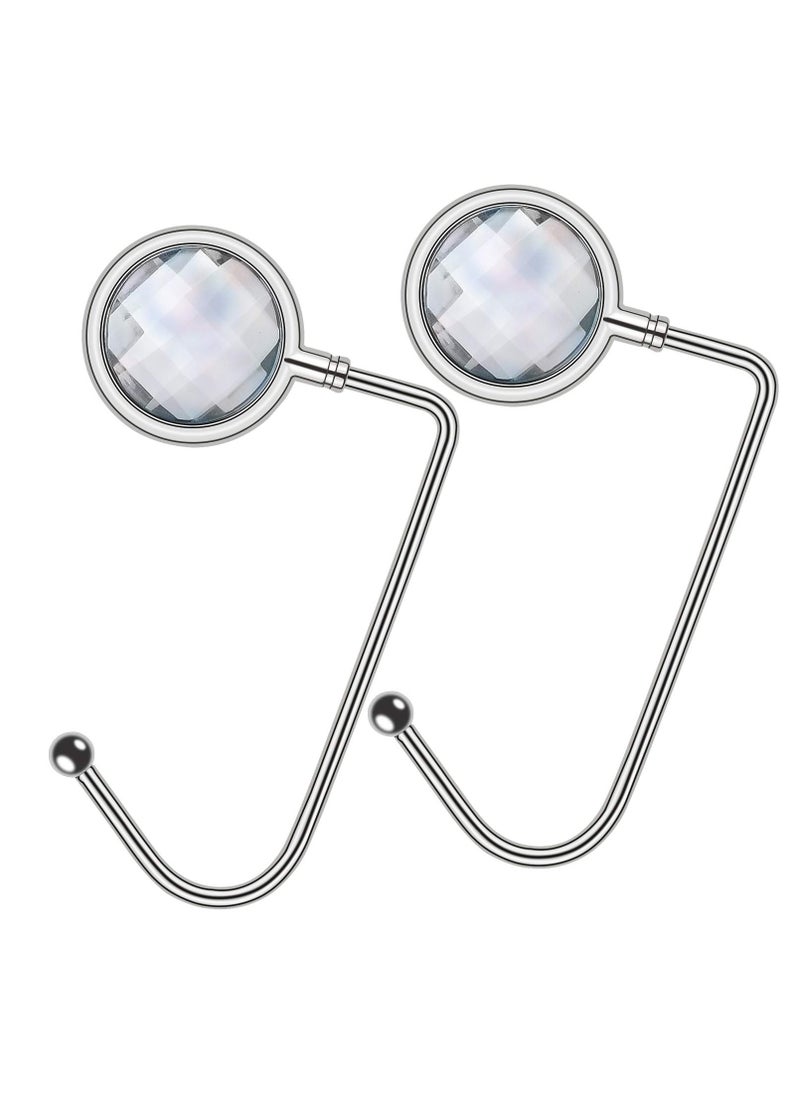 General 2 Pack Metal Purse Hooks, Bag Hanger, Handbag Storage Decorative Table Hooks Women Portable Purse Table Hook Hanger  - Image 1
