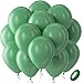 Bezente Sage Green Latex Party Balloons 100 Pack 12 inch Round Helium Olive Green Balloons for Birthday Jungle Theme Safari Bridal Shower Wedding Party Decorations - Image 3