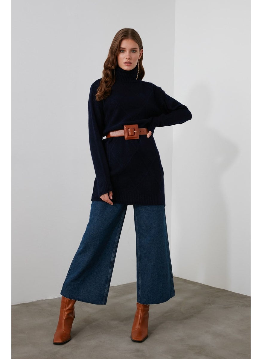 ترينديول High Neck Sweater Dress  - Image 4