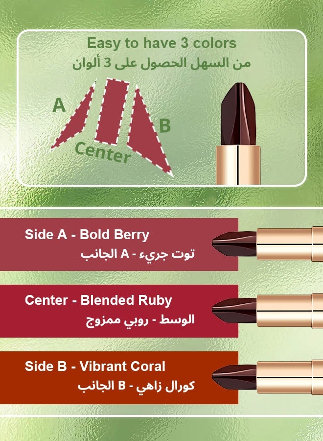 فايبلي أحمر شفاه مات ثلاثي الألوان من فيبلي | مرطب بالصبار، مقاوم للماء، طويل الأمد، لا ينتقل ولا يلطخ الحجاب | مثالي لرمضان والاستخدام اليومي في الإمارات العربية المتحدة - Image 3
