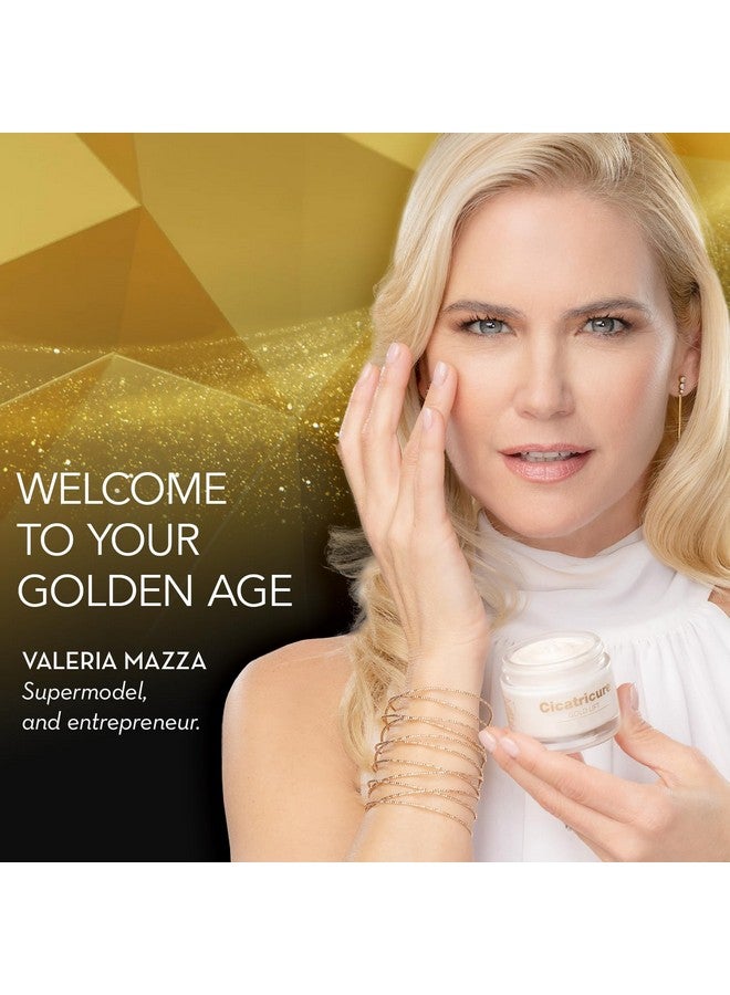 Cicatricure Gold Lift Night Cream, Anti Aging Facial Moisturizer, Hydrating Skin Care with Gold, Calcium & Silicon to Lift and Tighten Face Contour Overnight, 1.7 Ounce - Image 2