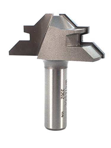 Whiteside Router Bits 3362 45Degree Lock Miter with 2Inch Large Diameter and 12Inch to 34Inch Cutting Length - Image 1