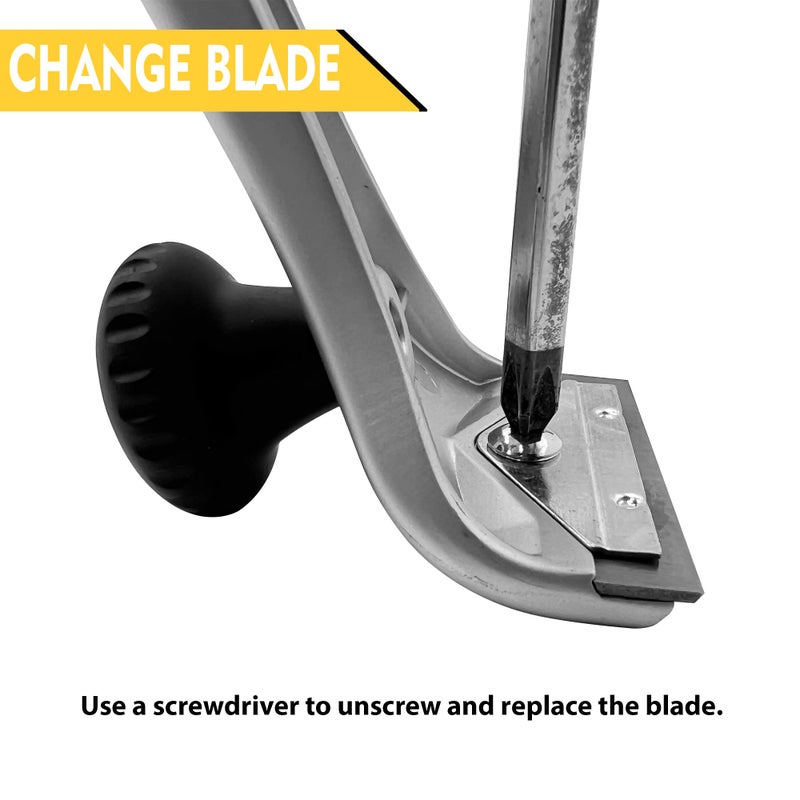 XW Heavy Duty Carbide Scraper, 2-3/8" Paint Remover for Painter Tool, Extra 1 PC Carbide Blade (60x 12 x 1.5mm) Included - Image 4