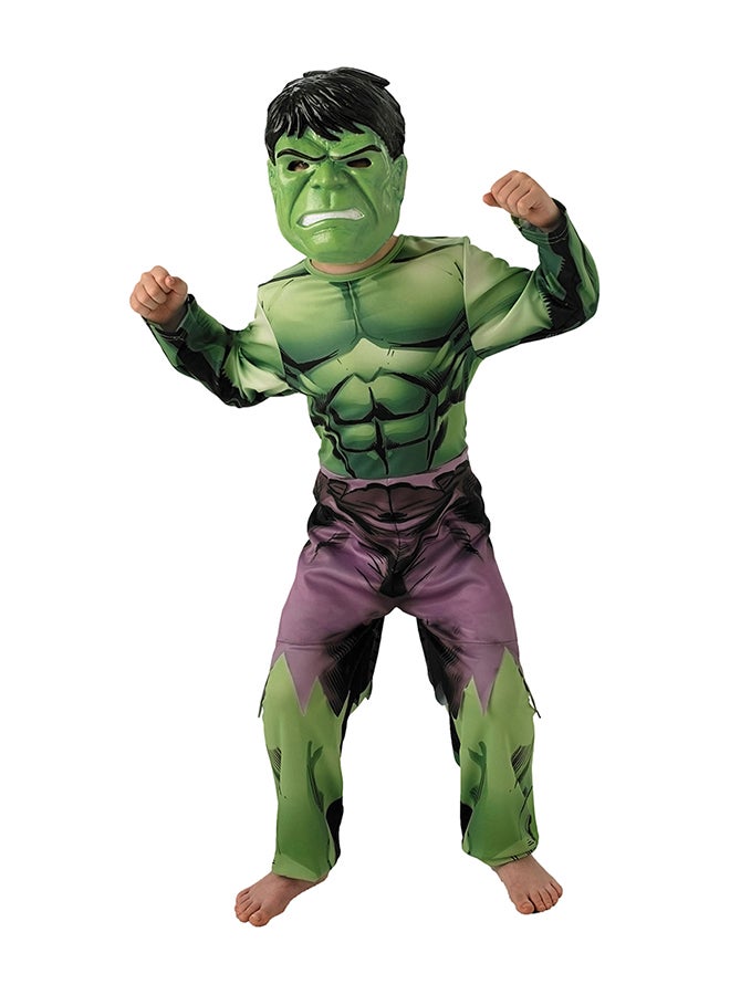 Deluxe Muscle Chest Hulk Classic Costume - Image 1