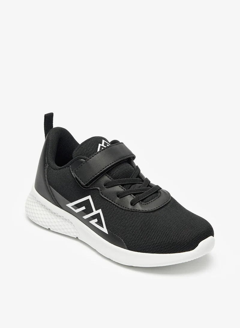 شو اكسبرس Boys Textured Low Ankle Sports Shoes with Hook and Loop Closure By Shoexpress