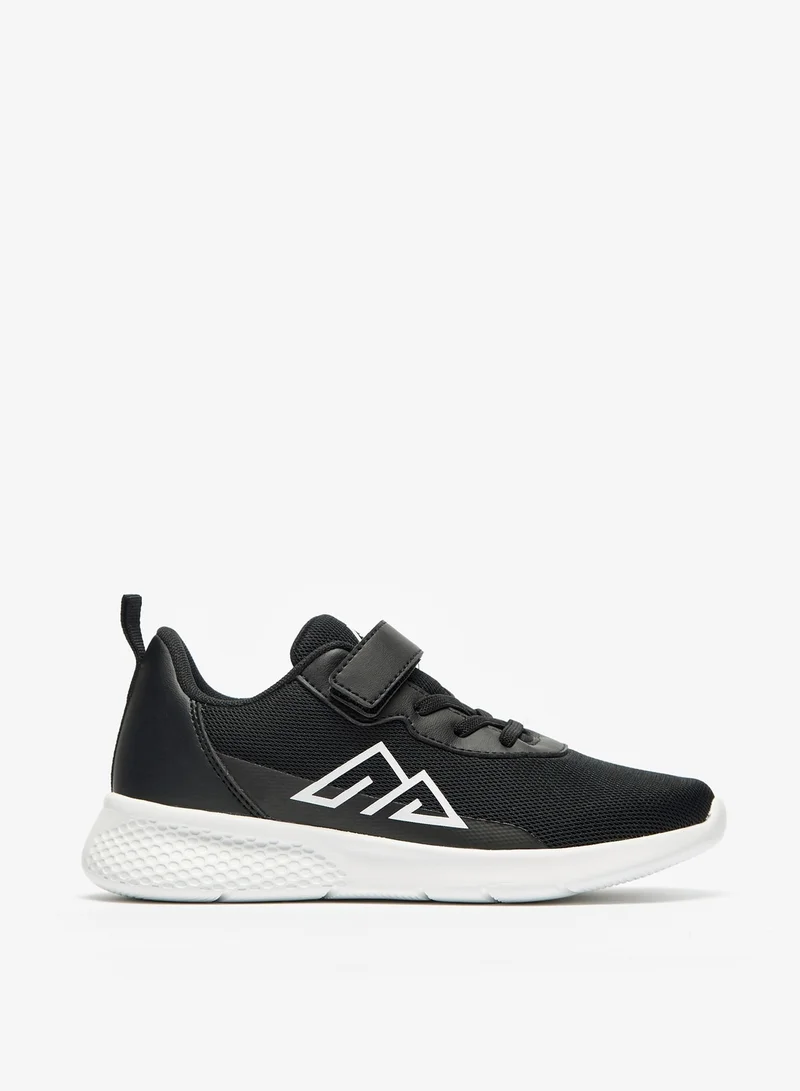 شو اكسبرس Boys Textured Low Ankle Sports Shoes with Hook and Loop Closure By Shoexpress