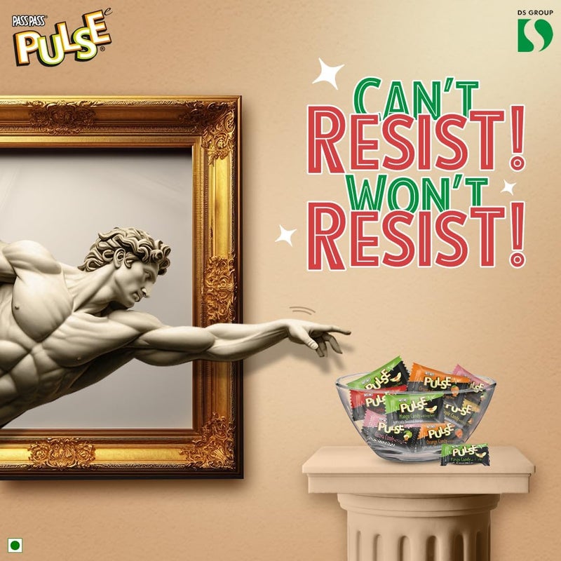 Pulse Pass Pass Pulse Kachcha Aam Mango Candy with Tangy Twist - 300g (75 Pieces) - Image 5