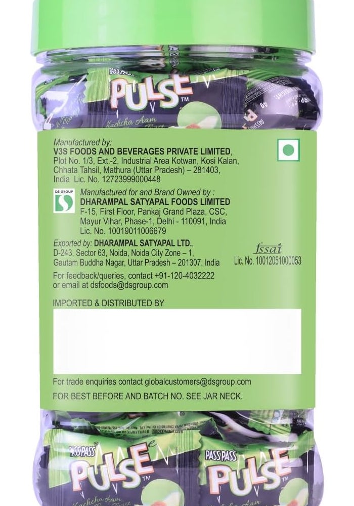 Pulse Pass Pass Pulse Kachcha Aam Mango Candy with Tangy Twist - 300g (75 Pieces) - Image 3