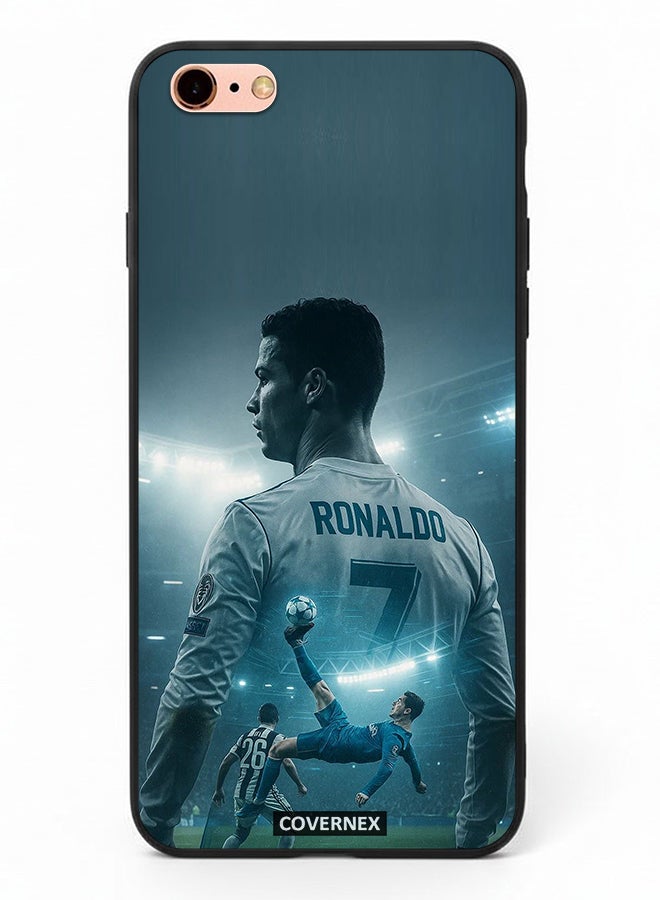 Covernex Apple iPhone 6s Plus Protective Case Cover Printed Featuring Cristiano Ronaldo Iconic Action Shoot - Image 2