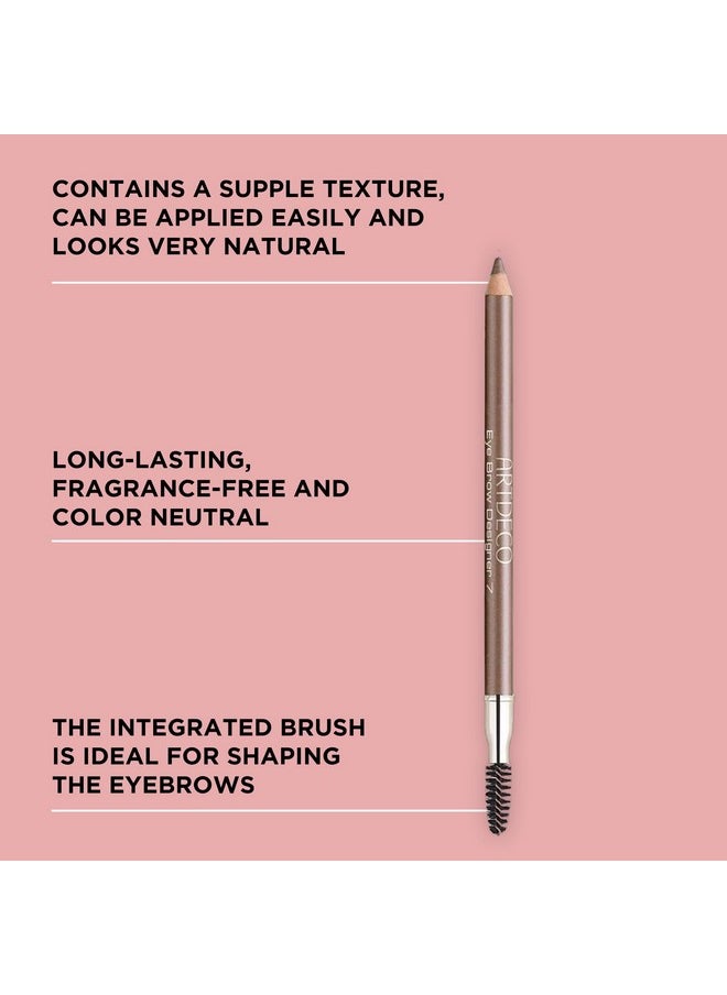 ARTDECO Eyebrow Designer Light Refines Eyebrows & Fills In Gaps Integrated Brush For Optimal Blending Dual Sided Pencil Can Be Sharpened Eyebrow Pencil Eye Makeup Vegan 0.03 Oz  - Image 3