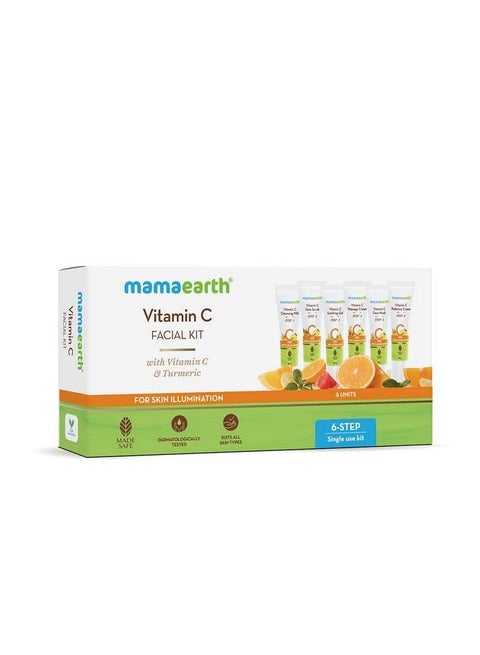 Vitamin C Facial Kit With Vitamin C & Turmeric For Skin Illumination 60 G