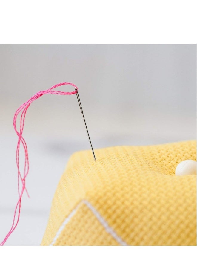 Tapestry Darning Needle for Crochet Needles Five Sizes 14, 16, 18, 20, 24 - Large Eye Blunt 25 Pcs Cross Stich Knitting, Crafting Projects with 1 Storage Bottles