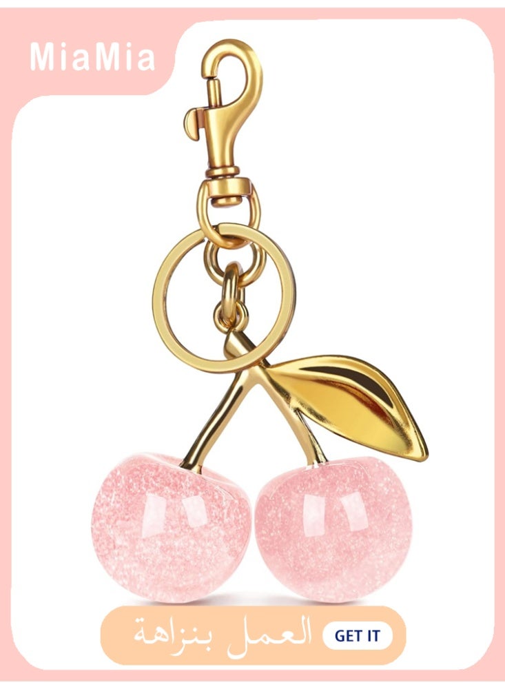 Miamia 1 Pcs Bag Charm Purse Charms Keychain- Car Accessories Bag Accessory keychians Gifts for Women Purses Bags Handbags Wallets Backpacks pink - Image 1