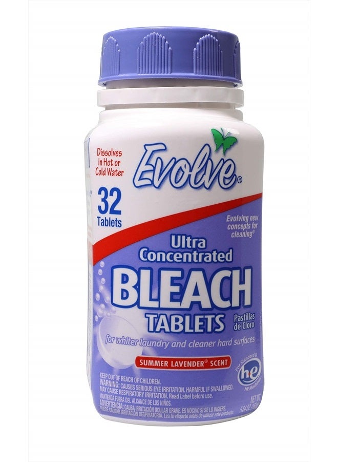 Evolve Concentrated Bleach Tablets, 1- 32ct (Summer Lavender) - Image 1