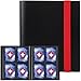 GEAoffice Card Binder 4 Pocket Small Trading Card Collection Album Folder 160 Side Loading Pocket Binder for TCG MTG SportsGame Cards Gifts for Card Collector Boys Black - Image 3