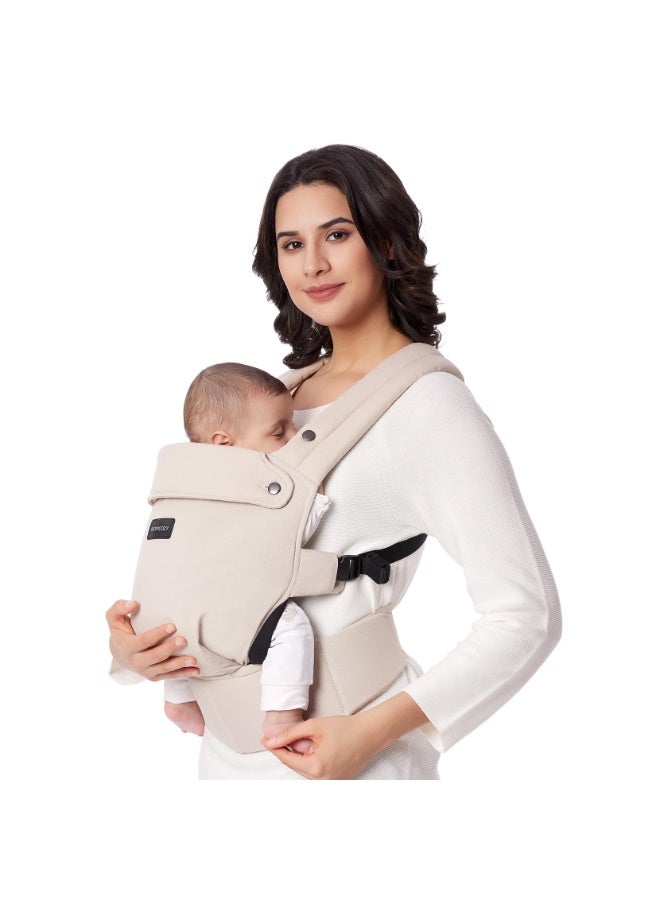Momcozy Baby Carrier Newborn To Toddler - Ergonomic, Cozy And Lightweight Infant Carrier For 7-44Lbs, Effortless To Put On, Ideal For Hands-Free Parenting, Enhanced Lumbar Support - Image 1