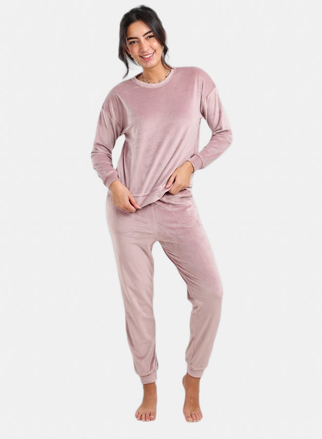 Carina Round Neck Pyjama Set - Image 1