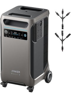 Anker SOLIX F3800 Portable Power Station, 3840Wh, LiFePO4 Batteries, Ultra-High 6000W AC Output, Solar Generator for Home Backup, RVs, Emergencies, Power Outages, and Outdoor Camping  - Image 1