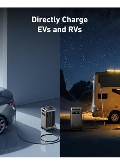 Anker SOLIX F3800 Portable Power Station, 3840Wh, LiFePO4 Batteries, Ultra-High 6000W AC Output, Solar Generator for Home Backup, RVs, Emergencies, Power Outages, and Outdoor Camping  - Image 4