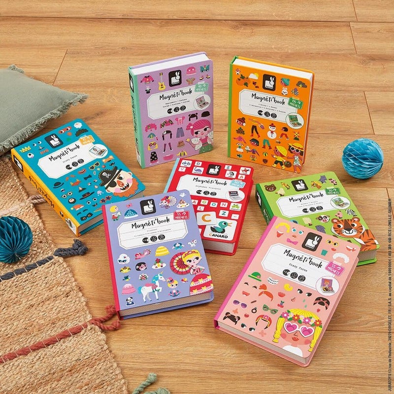 Janod MagnetiBook 41 pc Magnetic Animal Mix and Match Game - Ages 3+ - J02723 - Image 4