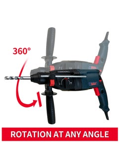 BONAI BONAI Variable Speed Rotary Hammer Drill 1-1/4 inch, 26mm SDS Plus Demolition Hammer for Concrete Drill 13Amp, 4 Functions Reduced Vibration System With 360° Rotating Auxiliary Handle  - Image 4