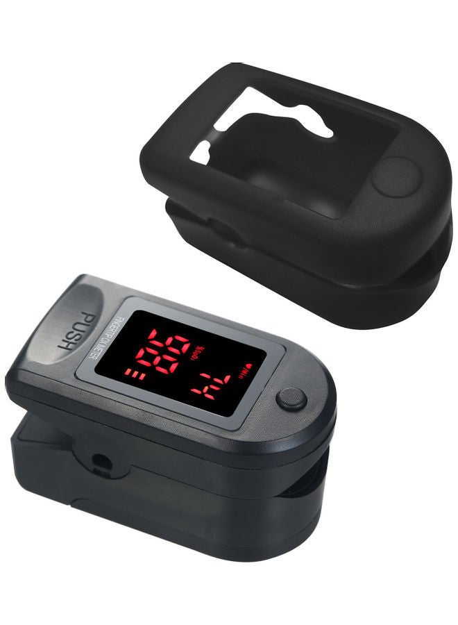 NIBEMINENT Mini Fingertip Pulse Oximeter With Black Silicone Case - Image 4