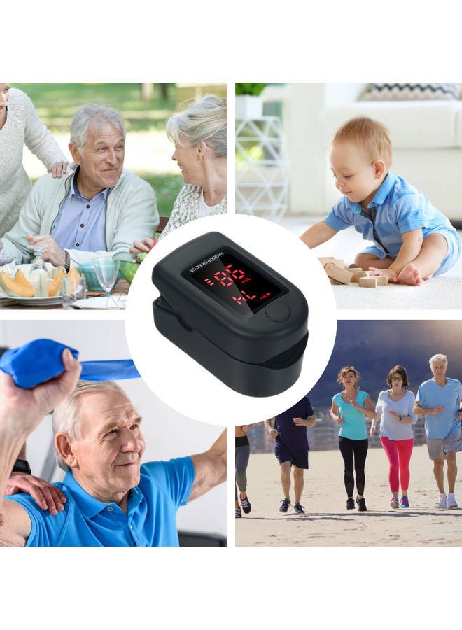 NIBEMINENT Mini Fingertip Pulse Oximeter With Black Silicone Case - Image 2