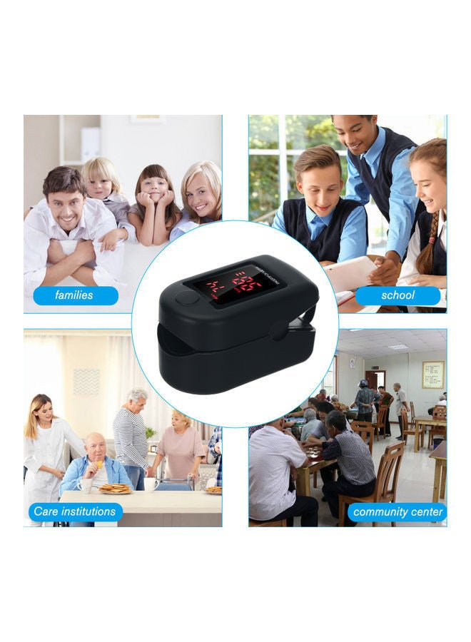 NIBEMINENT Mini Fingertip Pulse Oximeter With Black Silicone Case - Image 5