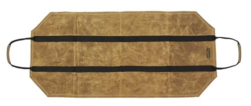 Readywares Waxed Canvas Firewood Carrier, Heavy Duty Log Carrier for Firewood, Wood Carrier for Firewood, Firewood Bag, Great Gift for Cabin, Firewood Carrier with Handles, Classic Durable Design Tan - Image 5