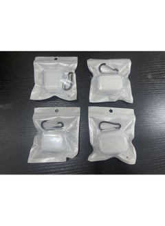Suitable For Airpods Transparent Pro2 Earphone Case 3 Generation Apple Bluetooth Earphone Case Earphone Case Pro Protective Cover-Color:TPU Soft Shell Pearlescent Bag Black Mountaineering Buckle-App