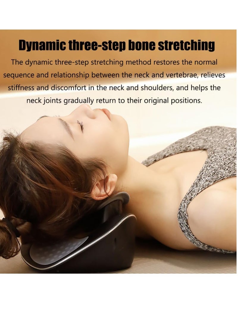 general Cervical electric traction device, traction device to support the neck, with wireless controller, 3-level temperature control, low-frequency pulse, relieve neck pain and relieve muscle tension - Image 4