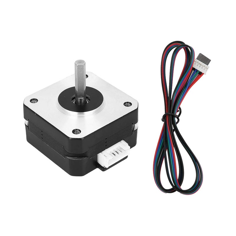 17 Stepper Motor 4Wires 17HS4023, 12V 0.7A Electrical Accessories, Alloy Material - Low Noise Operation, Precision Fit, Ideal for 3D Printer Use - Image 1